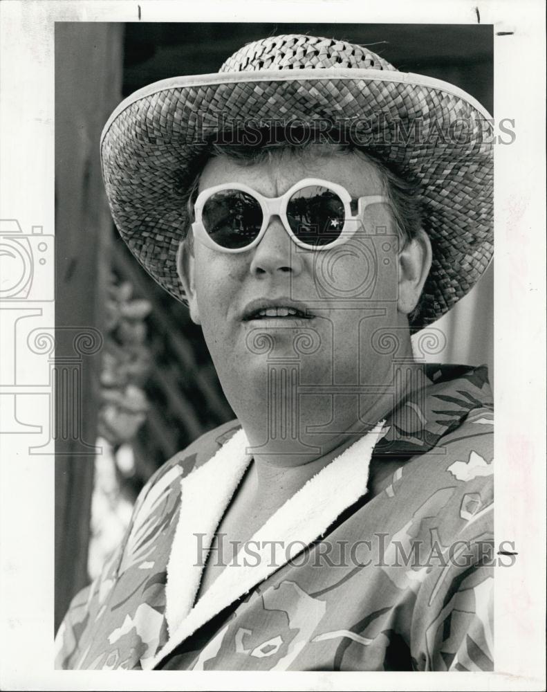 1985 Press Photo John Candy, a Canadian actor and comedian - RSL61439 - Historic Images