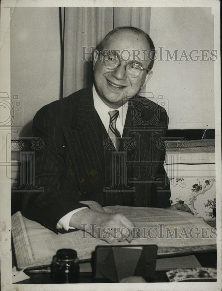 1948 Press Photo Rabbi Hugo Mantel Chaplain Marine Hospital Brighton - RSL40679 - Historic Images