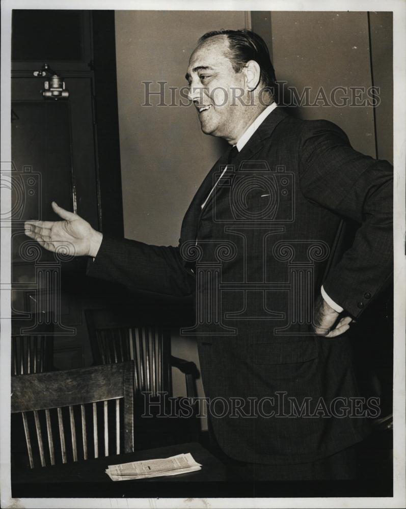 1962 Press Photo Attorney Ed Connelly Representing Nursing Home Owners Assoc - Historic Images