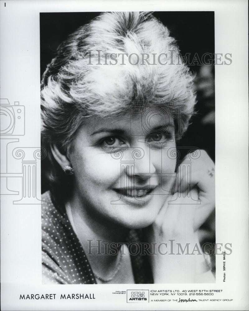 Press Photo Singer Margaret Marshall with ICM artists - RSL79675 - Historic Images