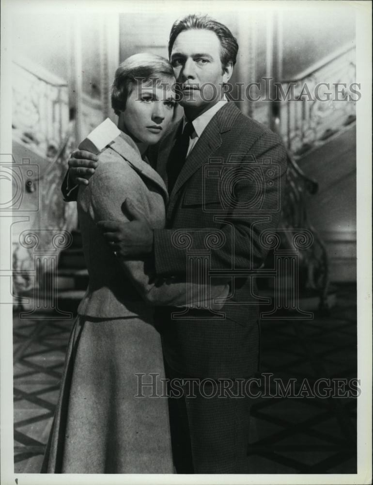 1986 Press Photo Julie Andrews, Christoper Plummer &quot;The Sound of Music&quot; - Historic Images