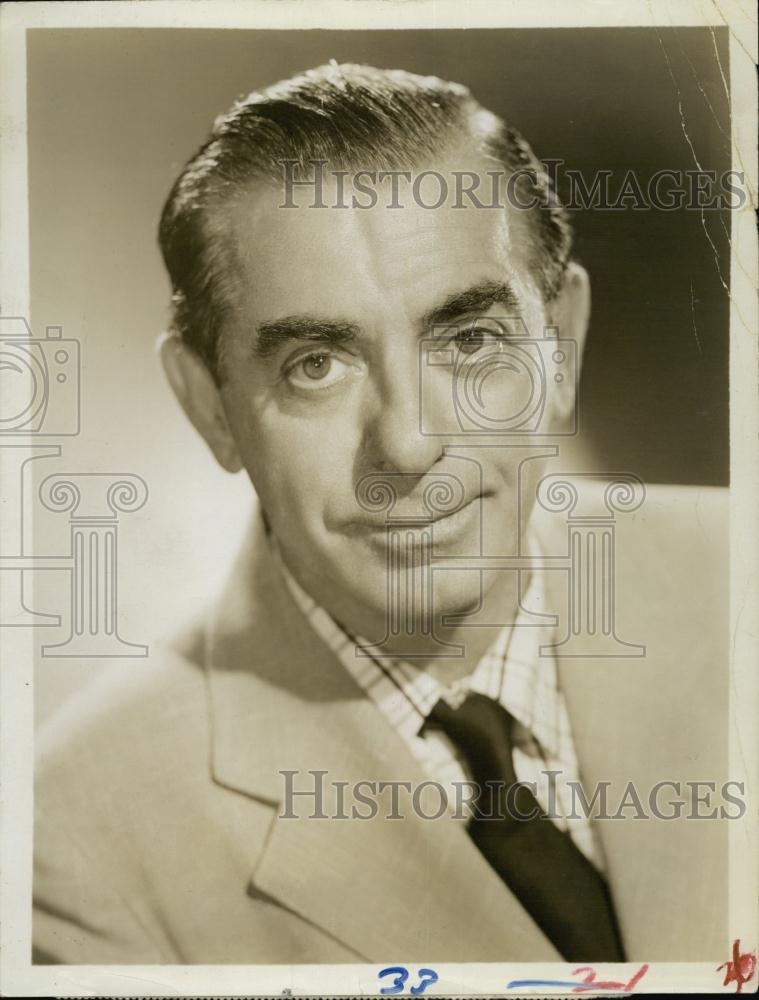 1957 Press Photo Eddie Cantor, American Actor/Comedian star in "Colgate Comedy H - Historic Images