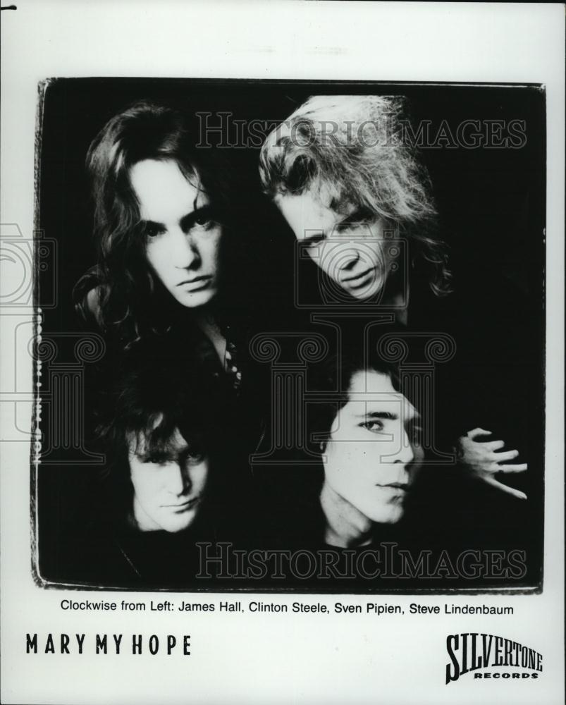 Press Photo Popular Musicians Mary My Hope - RSL43561 - Historic Images