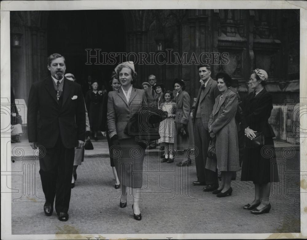 1951 Press Photo Miss Margaret Truman, singing daughter of President Truman - Historic Images