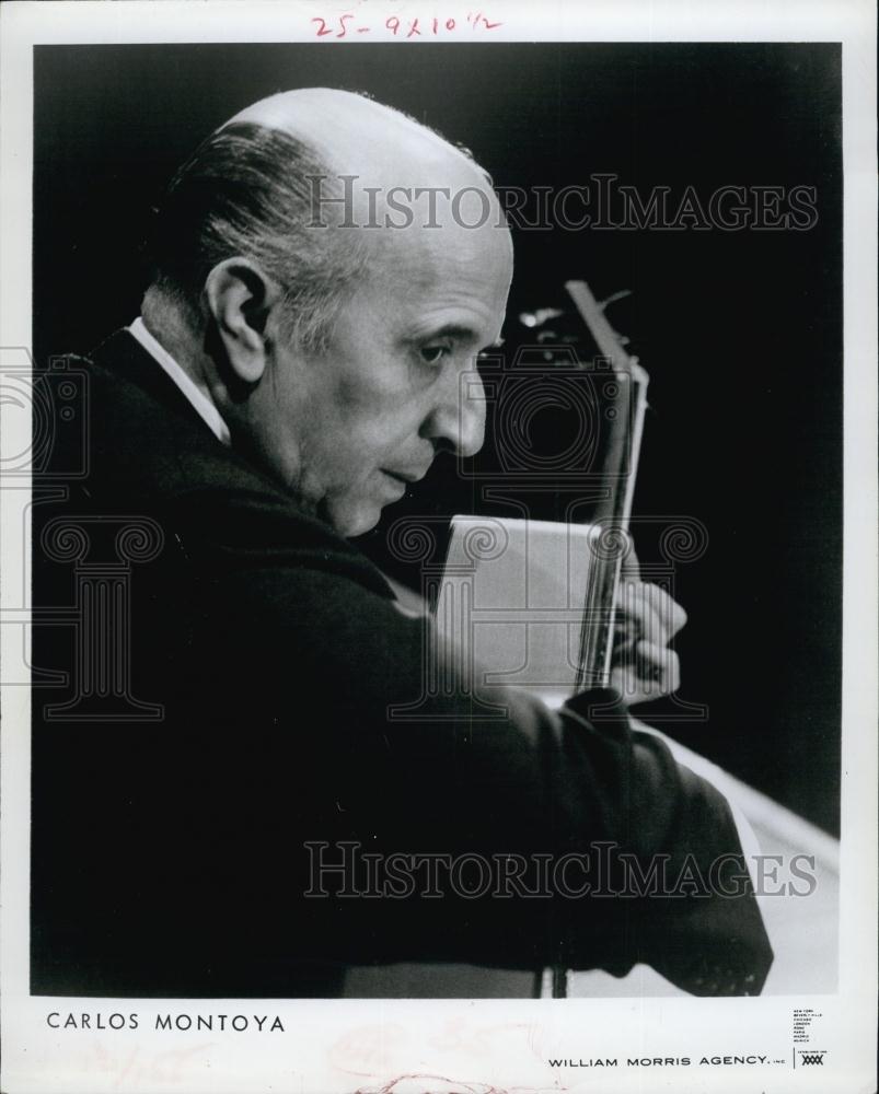 1970 Press Photo Carlos Montoya, Flamenco Guitarist - RSL63909 - Historic Images