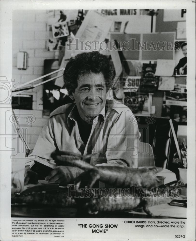 1980 Press Photo Chuck Barris The Gong Show Movie - RSL94027 - Historic Images