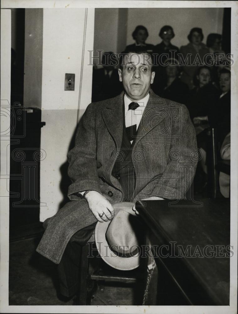 1954 Press Photo Rep Anthony Farin Ward Speaking At School Hearing - RSL44893 - Historic Images