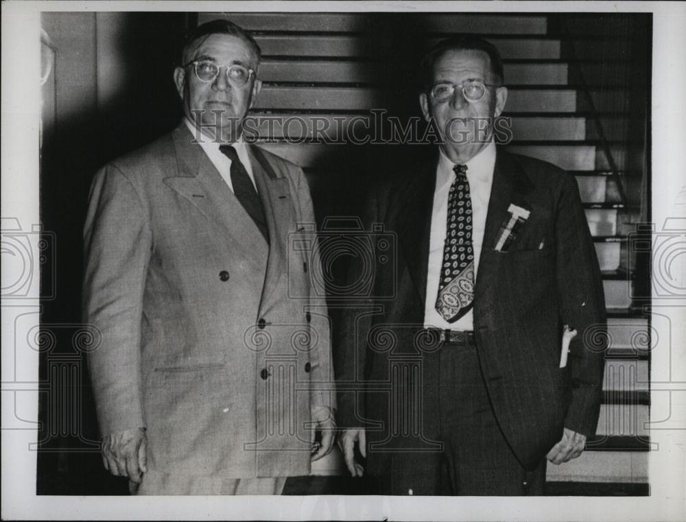 1947 Press Photo Pres candidate Dr Claude A Watson &amp; Virgil Finnell - RSL07103 - Historic Images