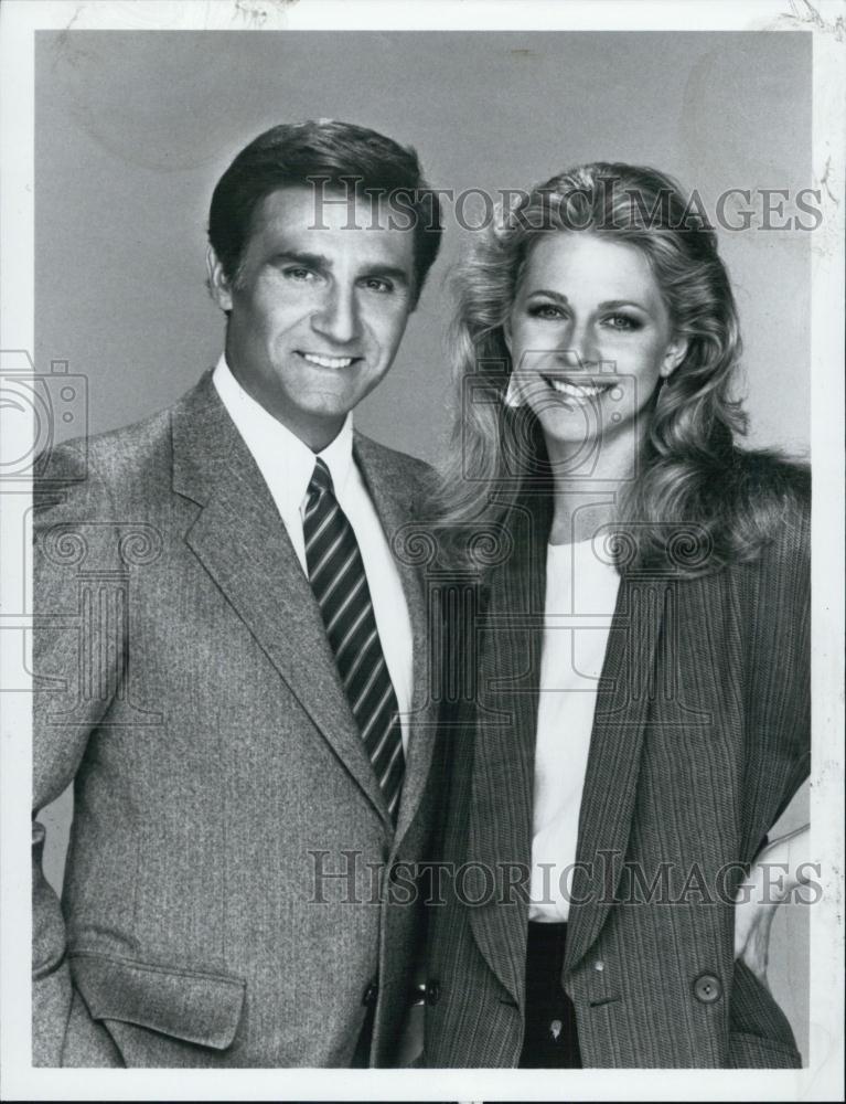 1984 Press Photo Actors Tony Lo Bianco And Lindsay Wager In TV Series "Jessie" - Historic Images