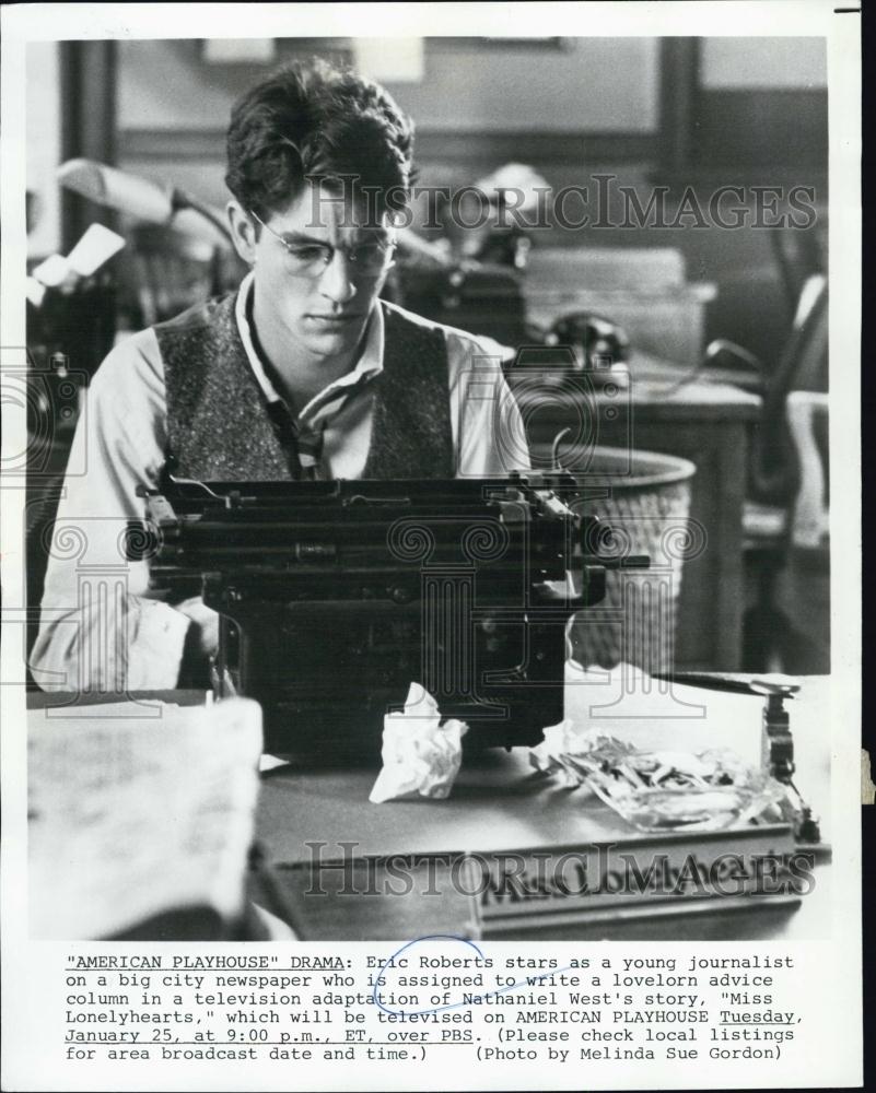 1983 Press Photo Eric Roberts "American Playhouse" - RSL02067 - Historic Images