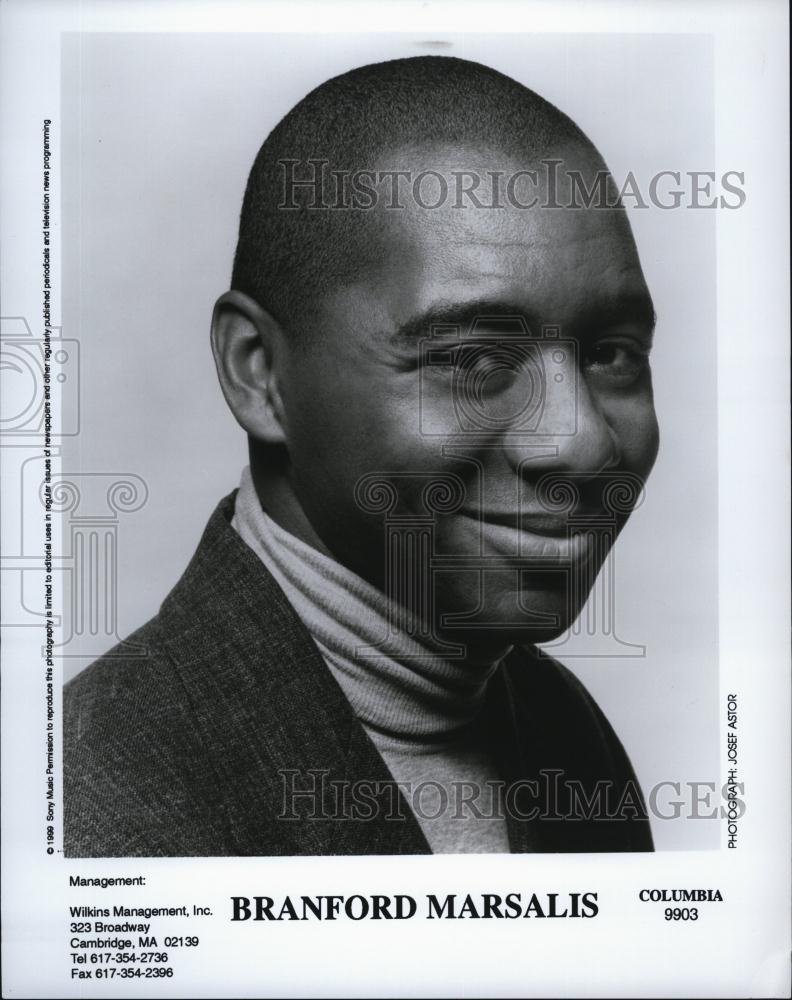 1999 Press Photo Branford Maralis Entertainer Musician - RSL79603 - Historic Images