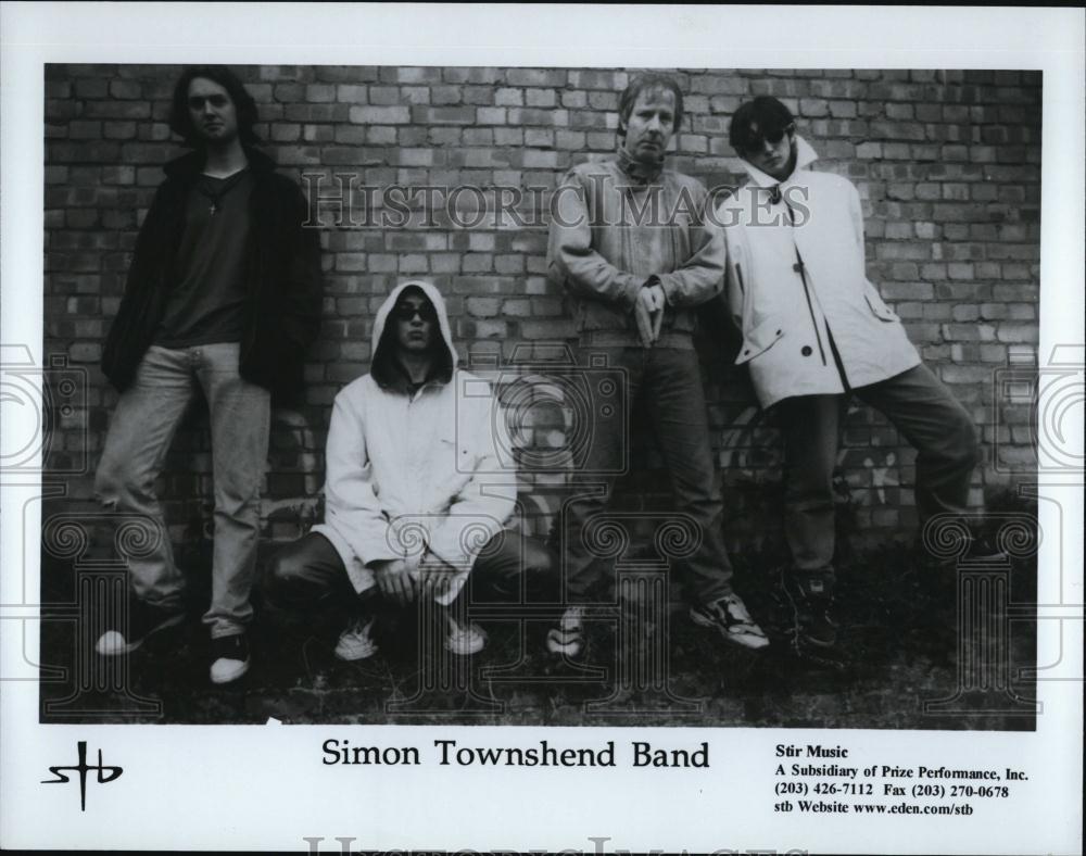 Press Photo Musicians Simon Townshend Band recording Artists - RSL39473 - Historic Images