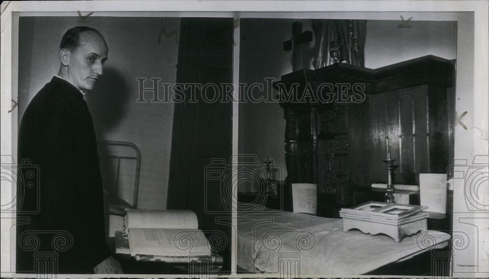 1951 Press Photo Archbishob Alojzijc Stepinac of Yugoslavia - RSL90837 - Historic Images