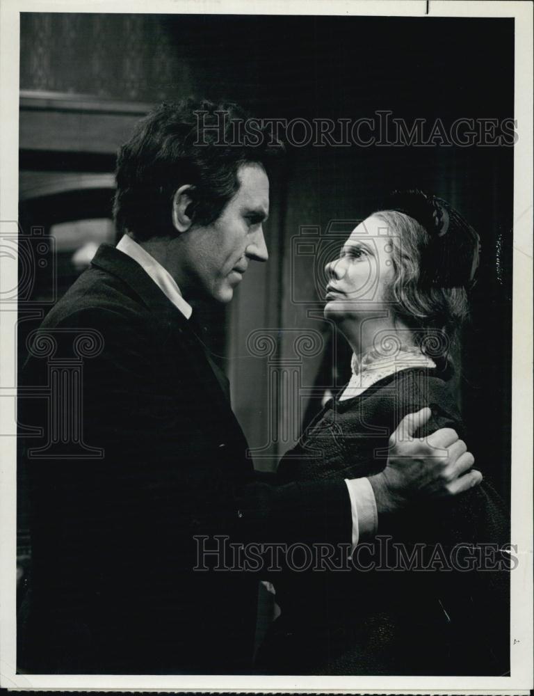 1964 Press Photo Jason Robards Jr, Kate Reid &quot;Abe Lincoln in Illinois&quot; - Historic Images