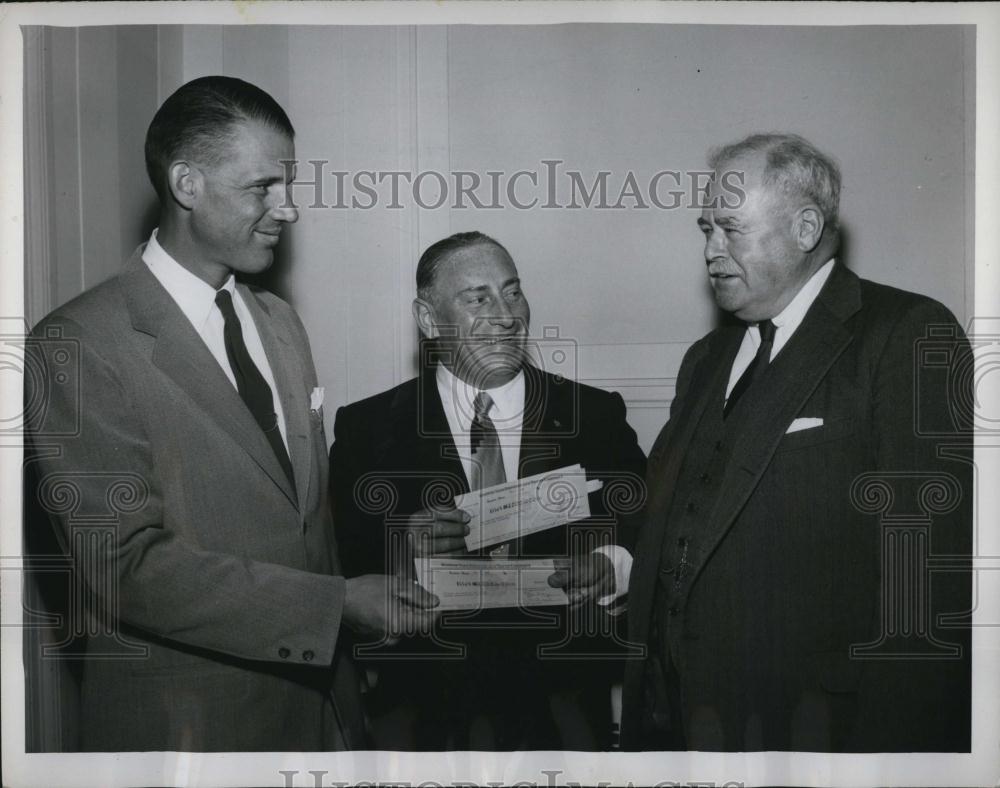 1956 Press Photo Francis Sargent, Joseph Linsey, Ralph Lowell - RSL89463 - Historic Images