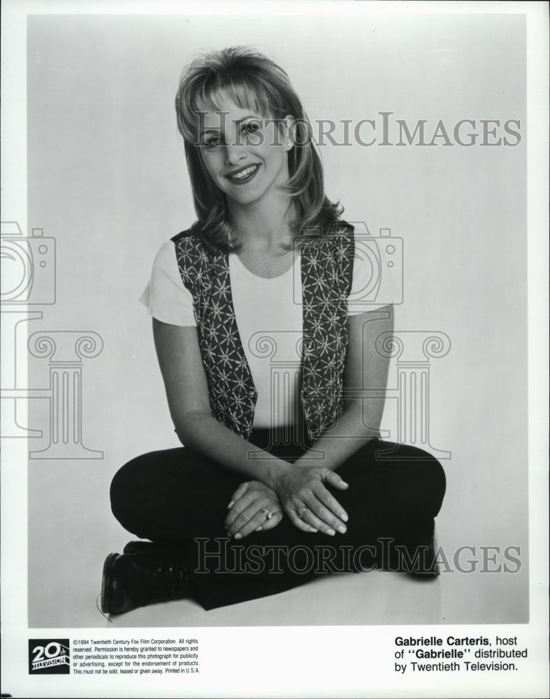 1995 Press Photo Gabrielle Carteris Promotional Portrait Show Host - RSL42955 - Historic Images