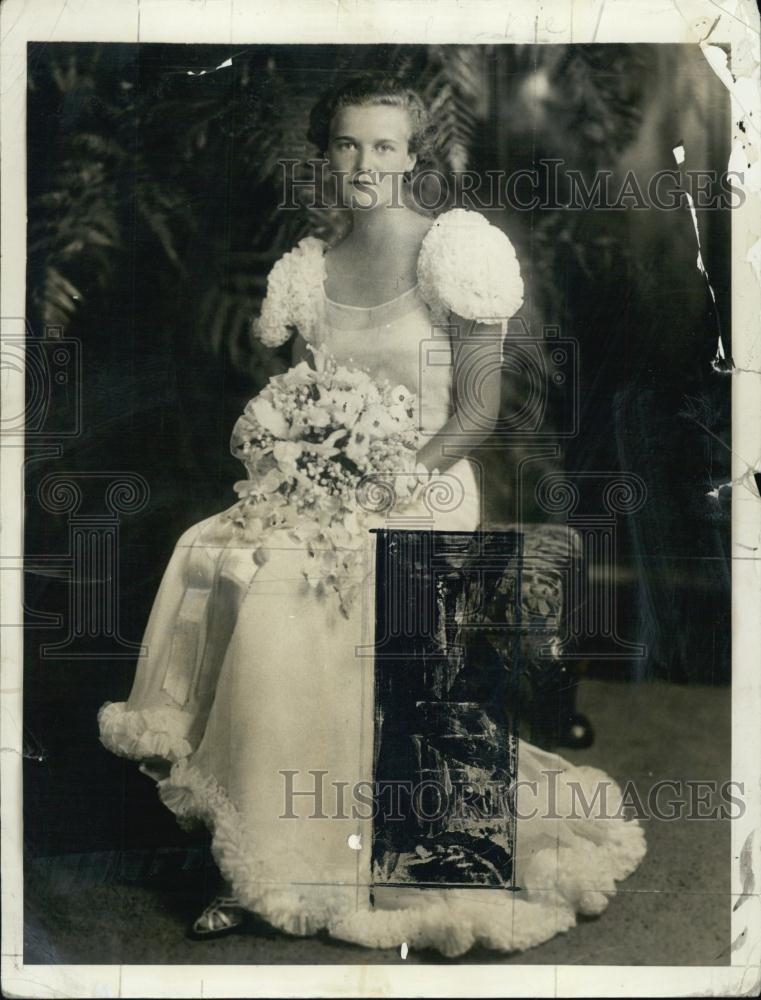 1935 Press Photo Ethel Du Pont ,friend of FD Roosevelt Jr - RSL01193 - Historic Images