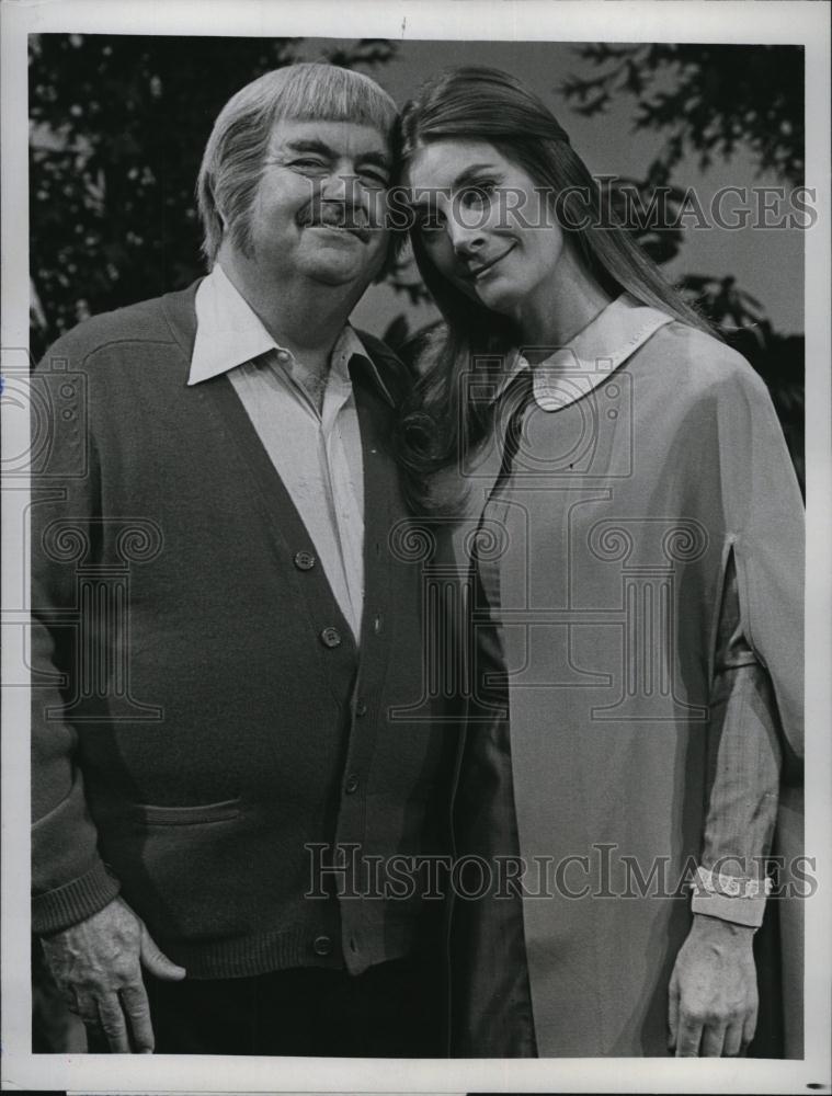 1979 Press Photo Actress Jean Marsh ,Bob Keeshan "Captain Kangaroo" - RSL78981 - Historic Images