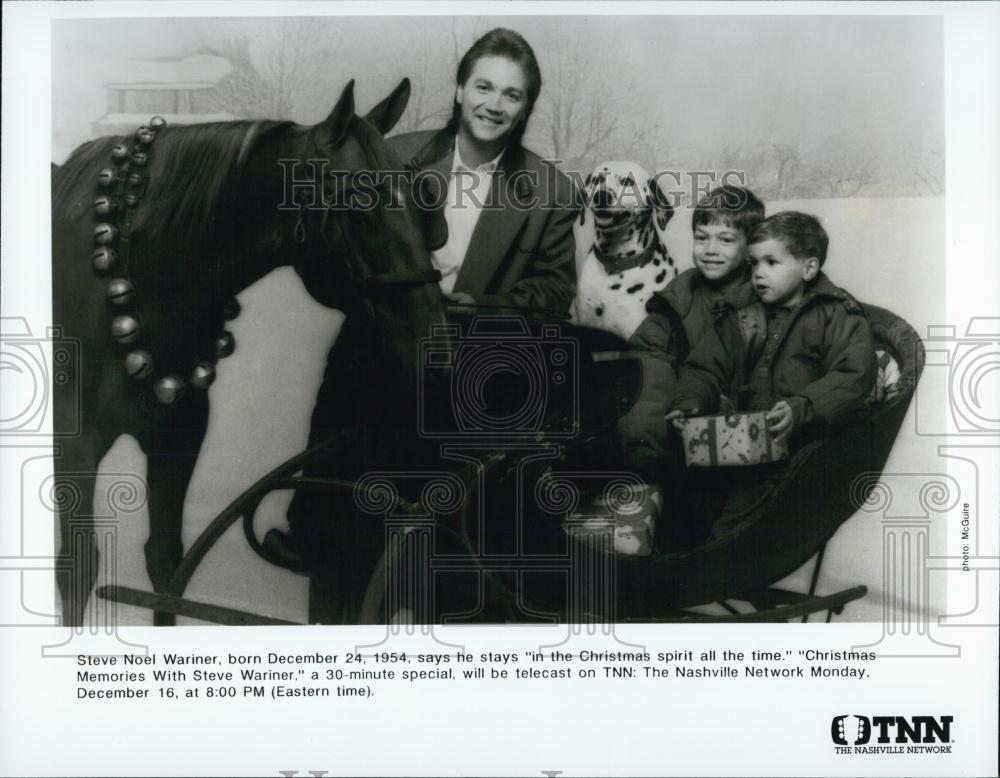 1974 Press Photo Steve Noel Wariner on the Nashville network - RSL05689 - Historic Images