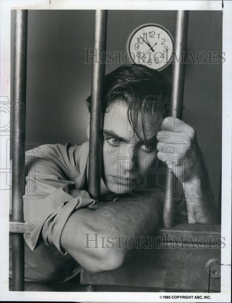 1985 Press Photo Actor Jeff Fahey In The Execution Of Raymond Graham - RSL60525 - Historic Images