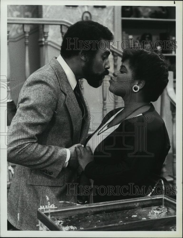 1984 Press Photo Television movie actor Nell Carter Gimme A Break James Watson - Historic Images