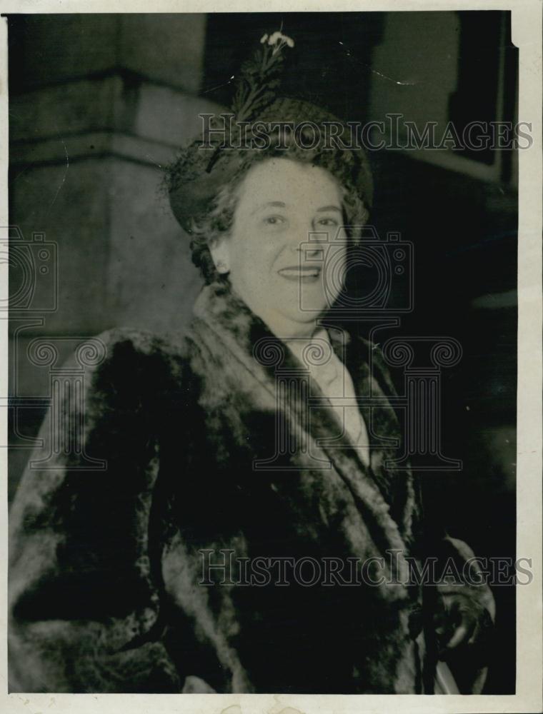 1950 Press Photo Mrs Florence Danforth Former State Representative of NH - Historic Images