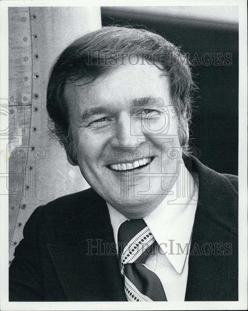 Press Photo Bill Daily American Comedian Dramatic Actor Bob Newhart Show TV - Historic Images