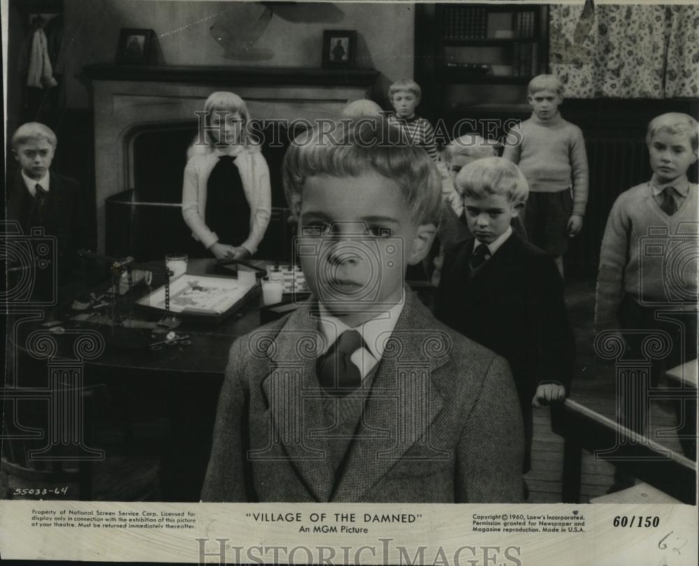 1961 Press Photo Actor Martin Stephens in &quot;Village of the Damned&quot; - RSL87593 - Historic Images