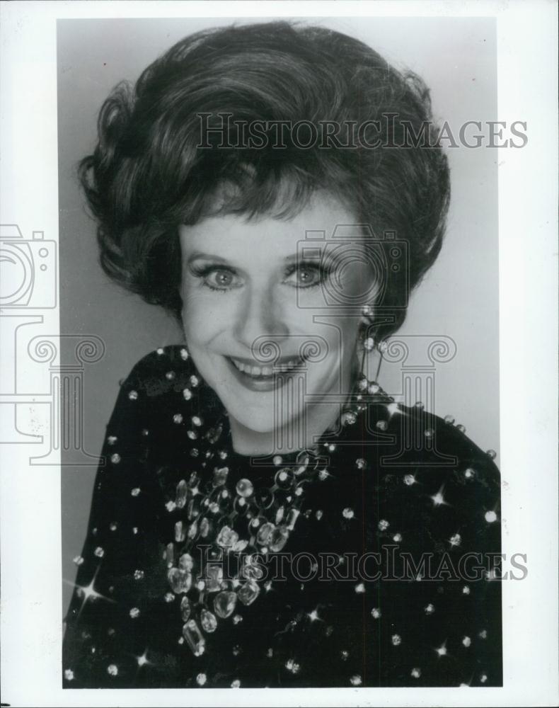 1986 Press Photo Ruth Warrick Actress Imperial Ballroom All My Children Soap - Historic Images