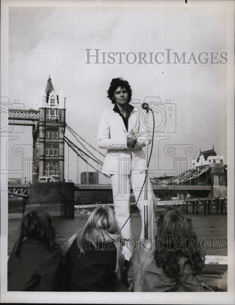 1973 Press Photo David Essex, British Rock &amp; Roll Idol - RSL94931 - Historic Images