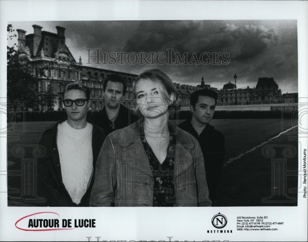 Press Photo Autour De Lucie Musical Group - RSL07381 - Historic Images