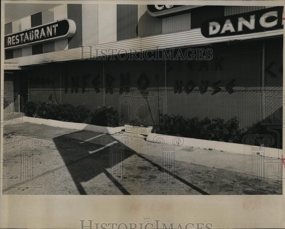 1967 Press Photo The Inferno Steak House, Ran by Mac and Vivian McCarthy - Historic Images