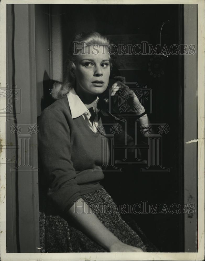 1956 Press Photo Betsy Palmer, &quot;The Girl Who Saw Too Much&quot; - RSL46547 - Historic Images