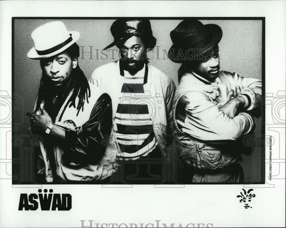 Press Photo Musical Group entertainers ASWAD recording artists - RSL07353 - Historic Images