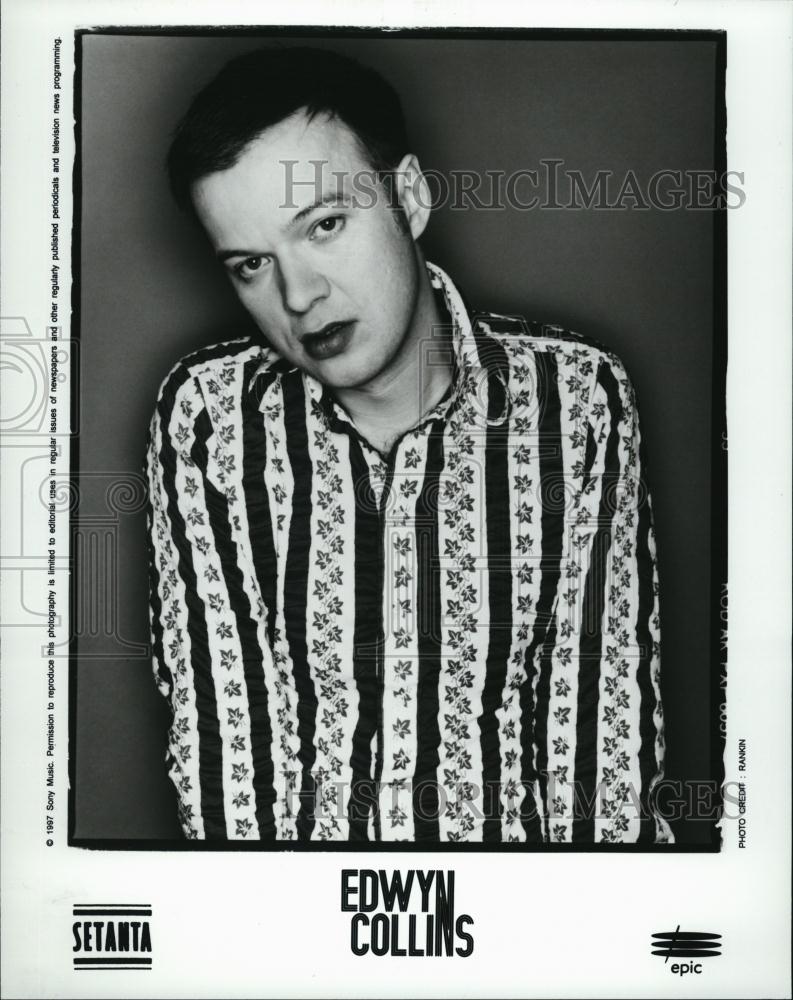 Press Photo Edwyn Collins Ivor Novello Award winning Scottish musician - Historic Images