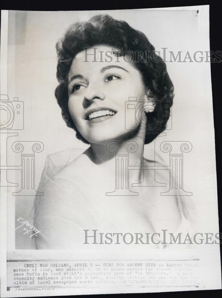 1963 Press Photo Actress Audrey Rousas - RSL01745 - Historic Images