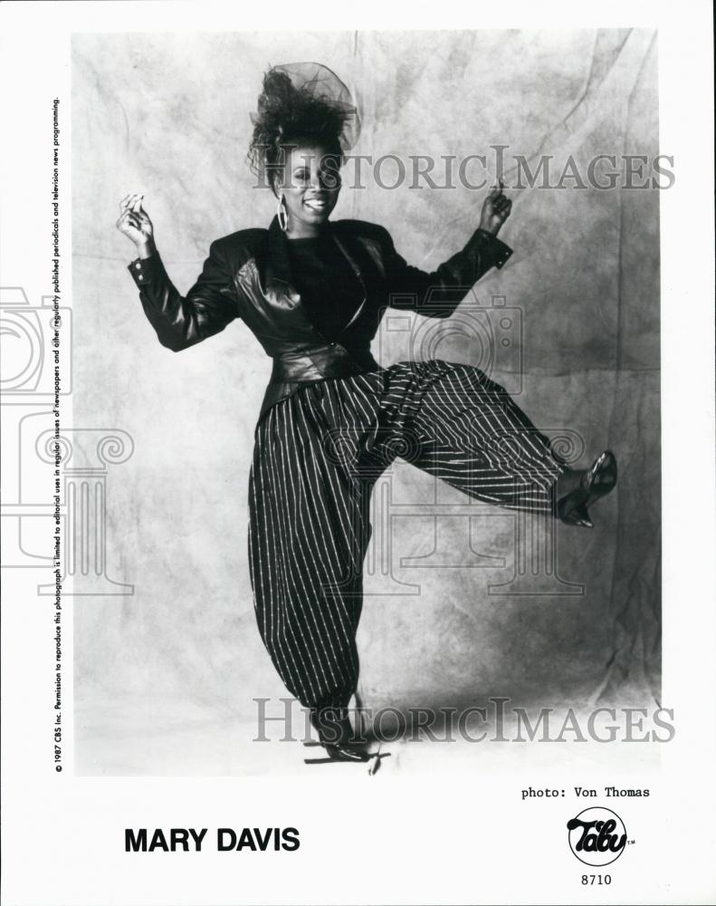 1995 Press Photo Mary Davis Comedian Entertainer - RSL59863 - Historic Images