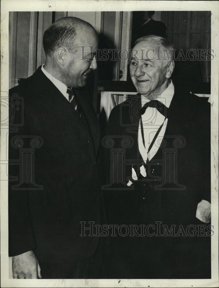 1941 Press Photo William C Bullitt, US Ambassador to France, Josephus Daniels - Historic Images