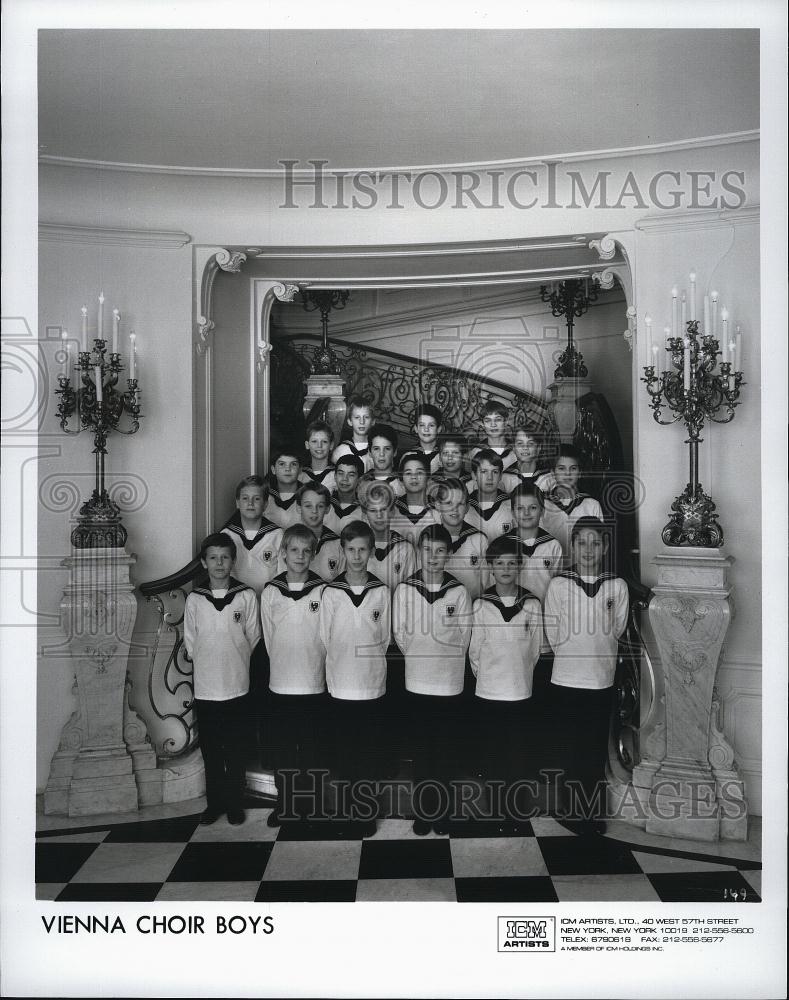 Press Photo Singers Vienna Choir Boys - RSL78815 - Historic Images
