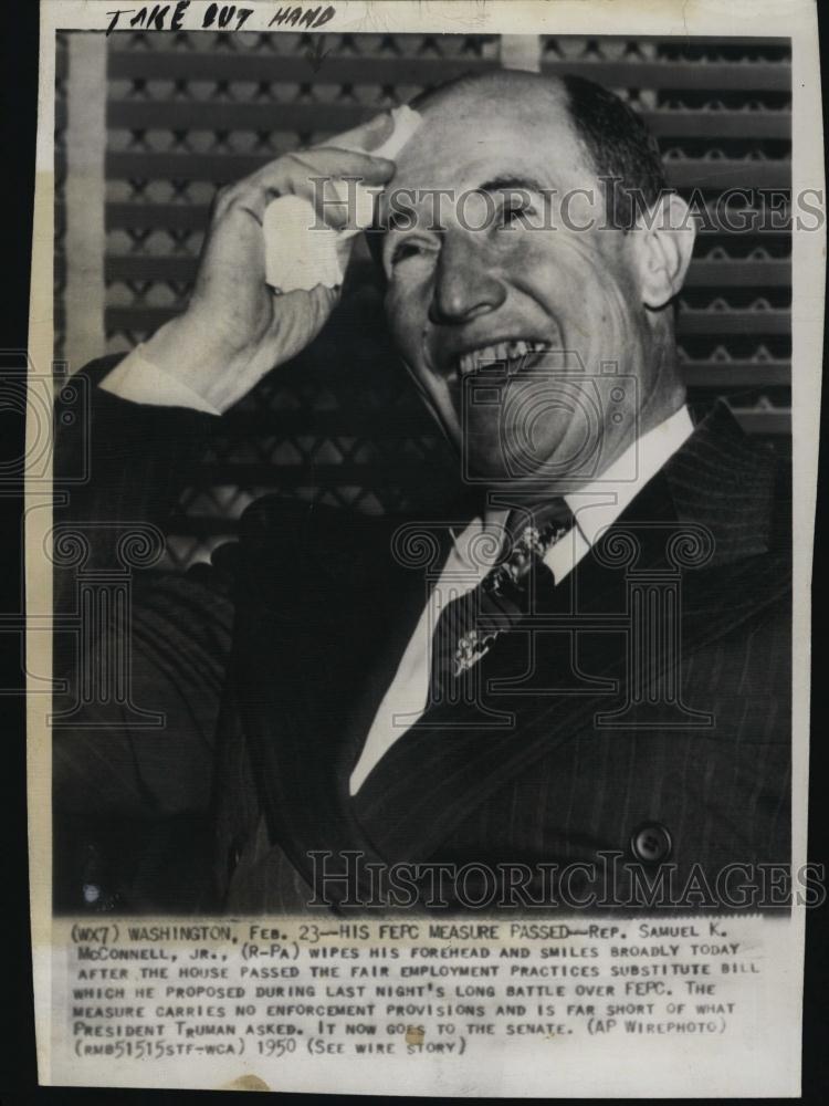 1950 Press Photo Rep Samuel k McConnell Jr R-PA - RSL45453 - Historic Images