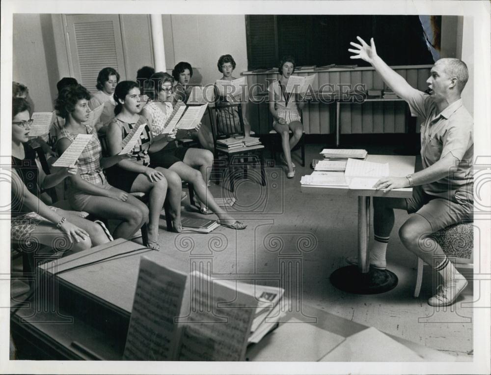 1962 Press Photo Young Choristers Choir Christ Methodist Church Robert Sackett - Historic Images