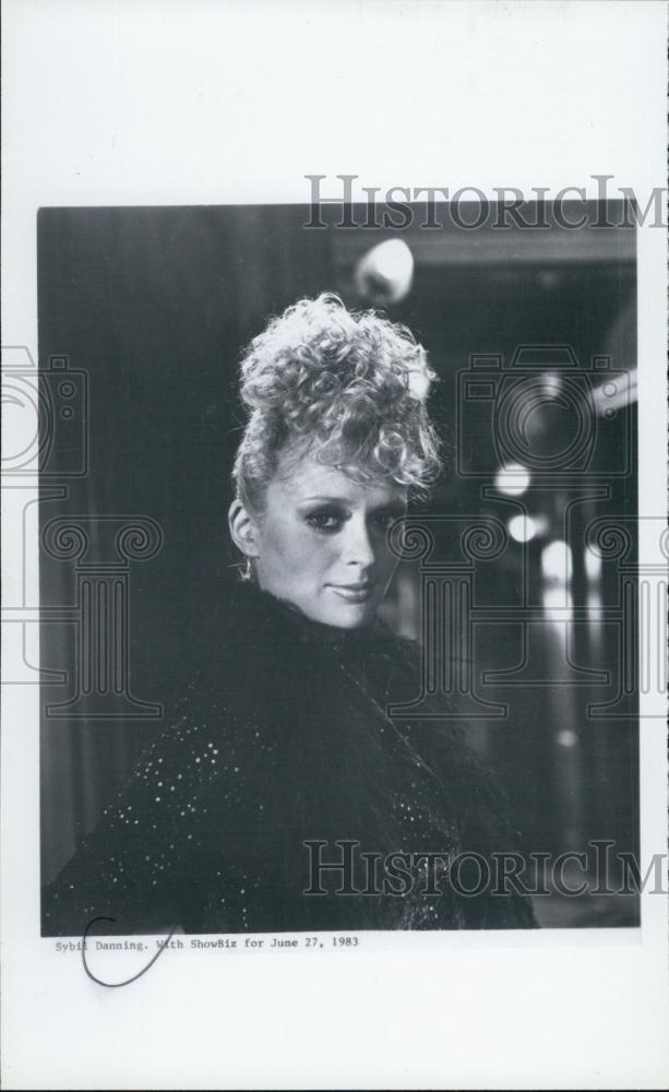 1983 Press Photo Austrailian Actress Sybil Danning - RSL02041 - Historic Images