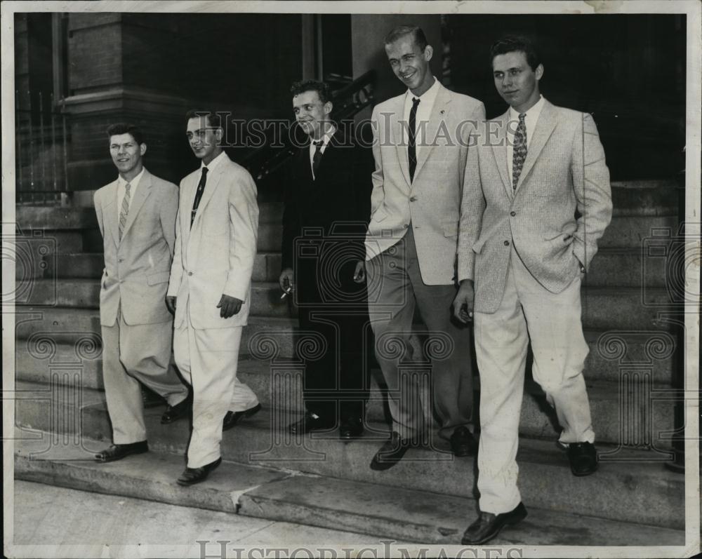 1967 Press Photo Thomas Arsenault, John Esposito, George Van Etten, Ronald - Historic Images
