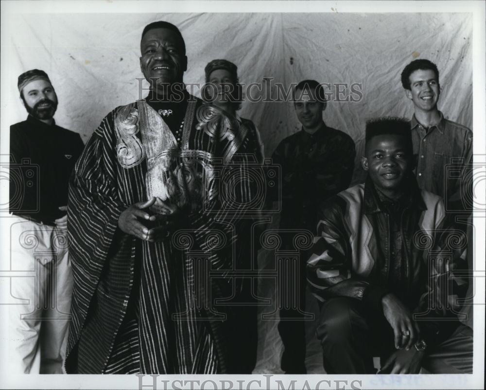 1980 Press Photo Band "Koko Mboka" at free Summer concert - RSL86283 - Historic Images