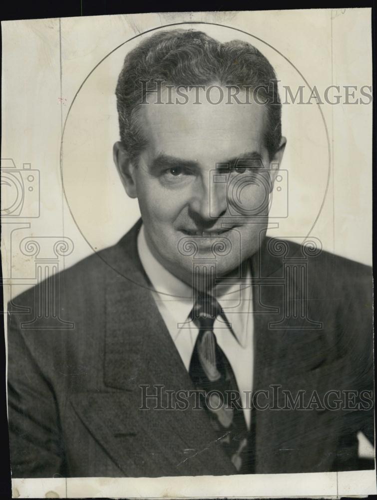 1947 Press Photo Fred Waring Musician Bandleader Radio Television Personality - Historic Images