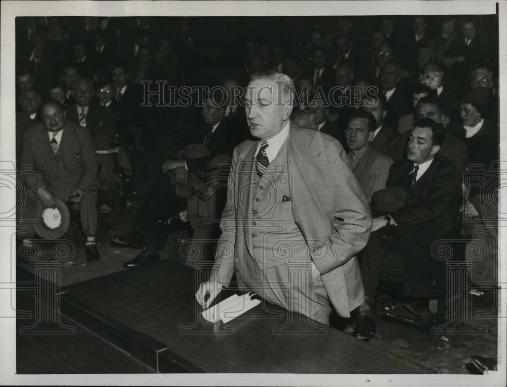 1948 Press Photo John Coyne Vets Preference Bill Civil Service Committee - Historic Images