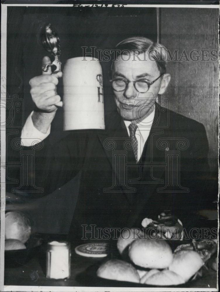 1953 Press Photo Former Harvard President James Conant US Ambassador Germany - Historic Images