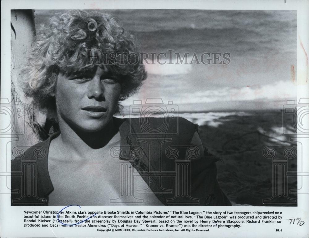 Press Photo Actor Christopher Atkins - RSL07611 - Historic Images