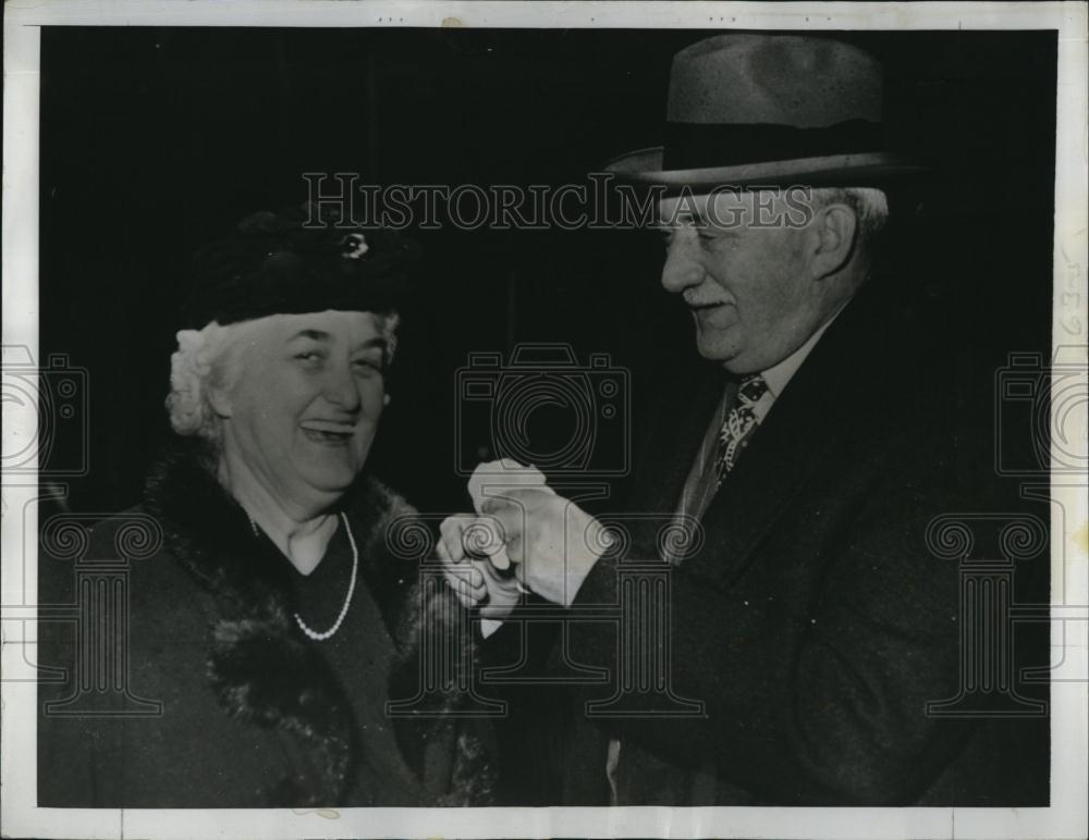 1940 Press Photo Mr and Mrs William S Knudsen - RSL85047 - Historic Images