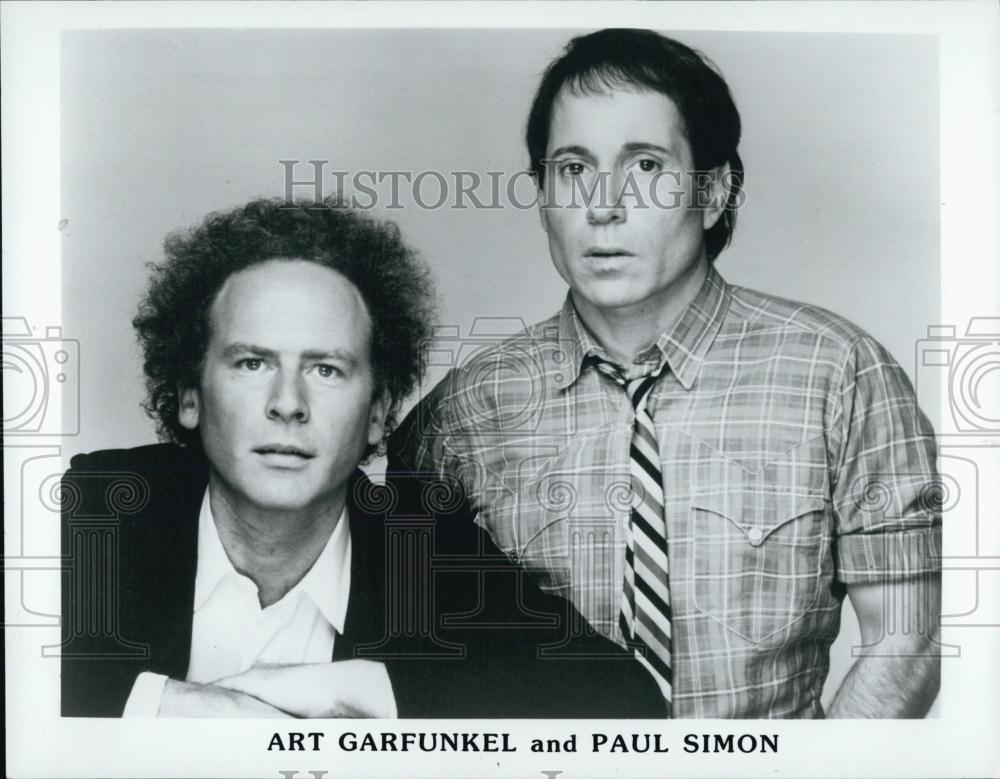 Press Photo Art Garfunkel and Paul Simon - RSL06051 - Historic Images